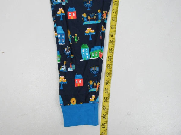 Target Mens Blue 2-Piece Long-Sleeve Lion Pajama Set