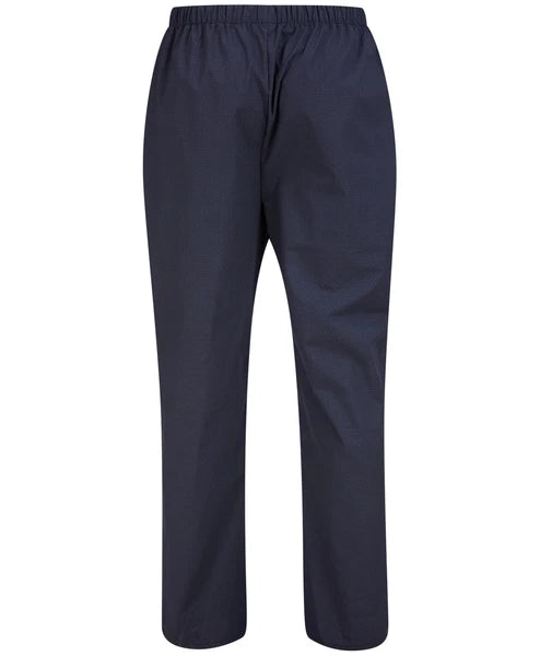 Walker Reid Mens Navy Geometric Leaf Pyjamas Traditional Long Sleeve Button PJs