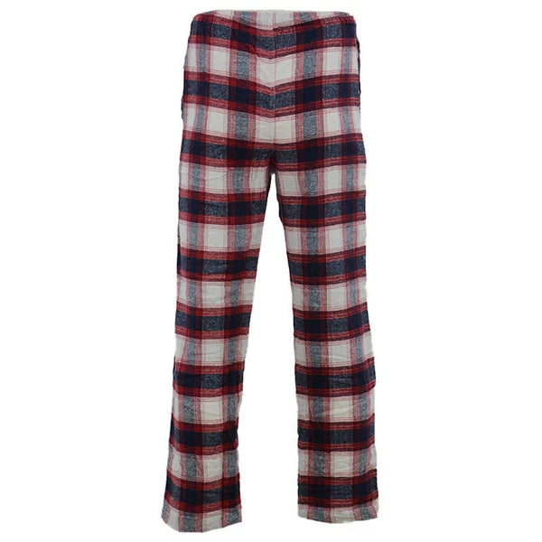 Mens Pyjamas Bottoms Flannel Check PJs Set Tartan Trousers Loungewear Pyjamas