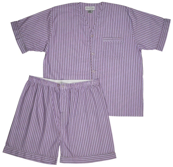 Men's 2PC Comfort Zone Short Sleeve/Short Leg Pajama Set