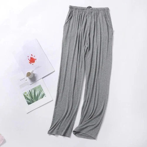Modal Pajama Pants Thin Men's  Summer Homewear Long Trousers Men's Home Pants