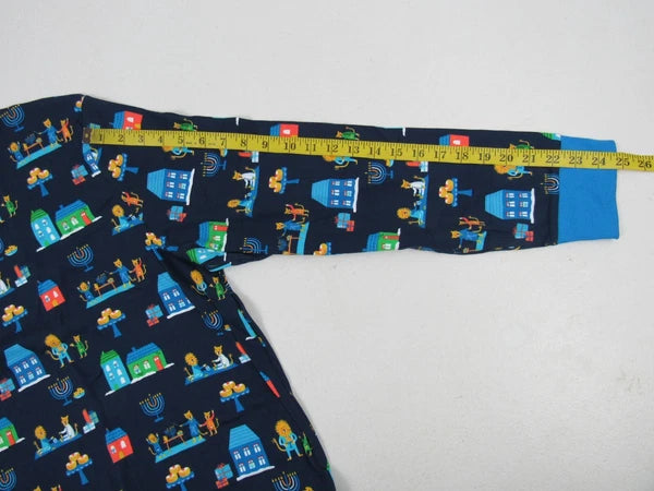 Target Mens Blue 2-Piece Long-Sleeve Lion Pajama Set