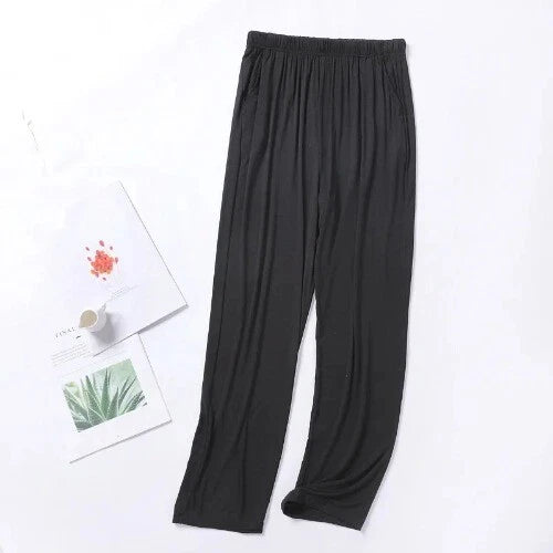 Modal Pajama Pants Thin Men's  Summer Homewear Long Trousers Men's Home Pants