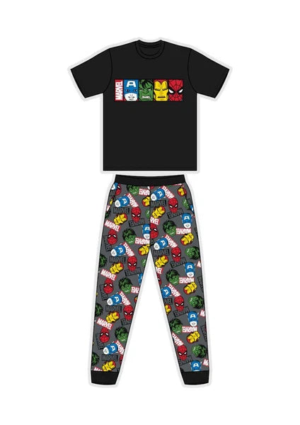 Mens Character Pyjamas Lounge Pants Batman Star Wars Animal Pjs Size S M L XL