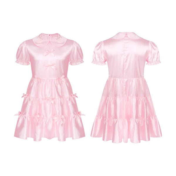Mens Sissy Nightdress Pajamas Crossdress Nightwear Lingerie Set Sleepwear