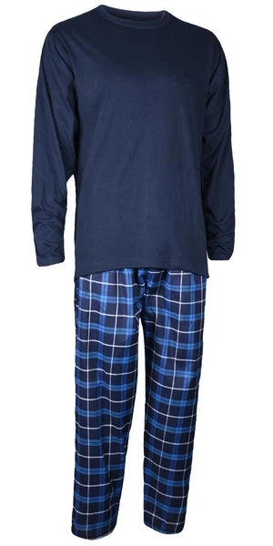 Mens Pyjamas Set Short Long Sleeve Two Piece TShirt Lounge Trouser PJ Nightwear