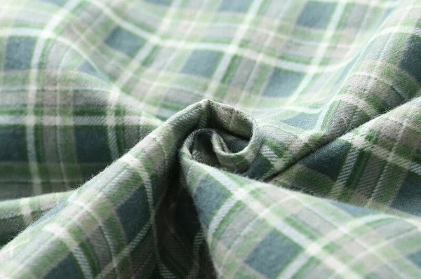Men 100% Cotton Pajamas Set Long Sleeve Pjs Button Soft Pants Sleepwear Lounger