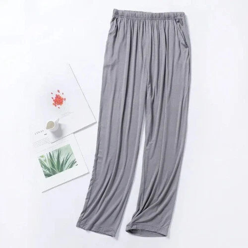 Modal Pajama Pants Thin Men's  Summer Homewear Long Trousers Men's Home Pants