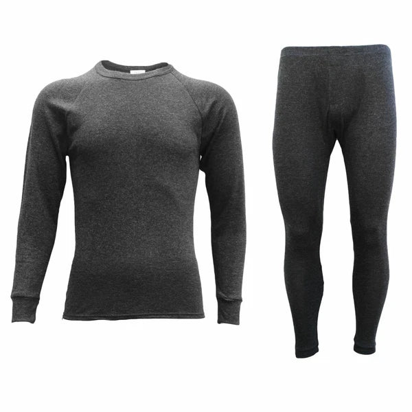 Mens Womens 2PCS SET Merino Wool Top Pants Thermal Leggings Long Johns Underwear
