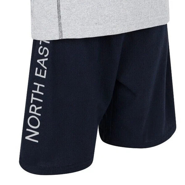 Mens 2 Pack Short Pyjamas Nightwear PJ Sets Twin Pack UK Sizes L XL XXL #N.E.