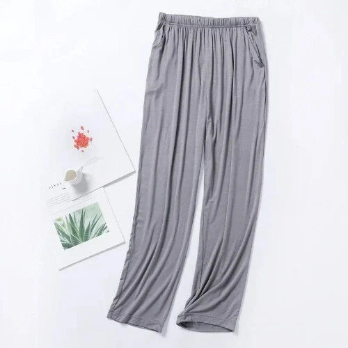 Modal Pajama Pants Thin Men's  Summer Homewear Long Trousers Men's Home Pants
