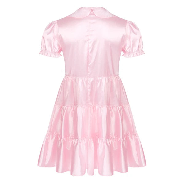 Mens Sissy Nightdress Pajamas Crossdress Nightwear Lingerie Set Sleepwear