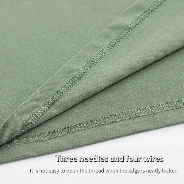 Men's Pajamas Soft Cooling Pure Color Short Sleeve Comfortable Summer Home Wear