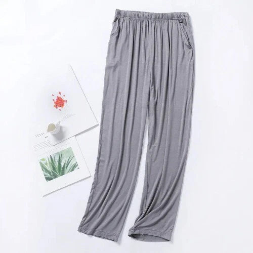 Modal Pajama Pants Thin Men's  Summer Homewear Long Trousers Men's Home Pants
