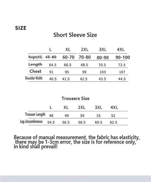 Men Two-piece Ice Silk Pajamas Loungewear Plus Size Home Set Summer Thin Modal