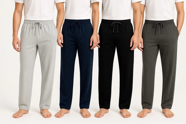 Men's Pajama Set – 4 Pack Ultra-Soft Sleepwear & Loungewear for Comfort and Rela
