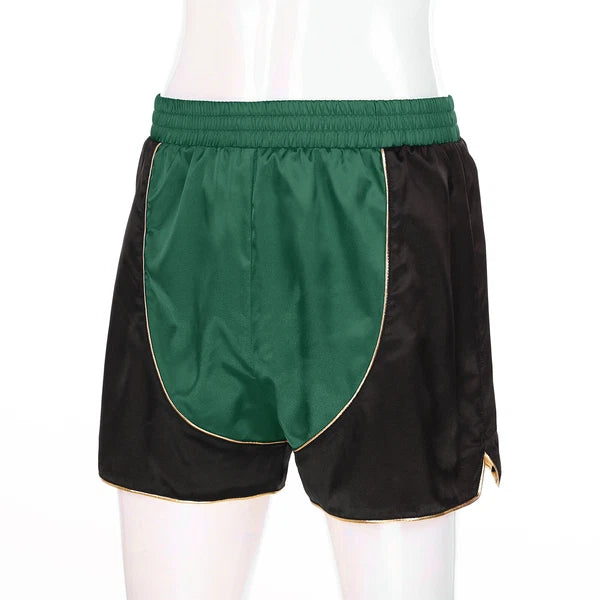 Men's Silk Satin Pajamas Set Vest Top and Boxer Shorts Sleepwear Home Loungewear