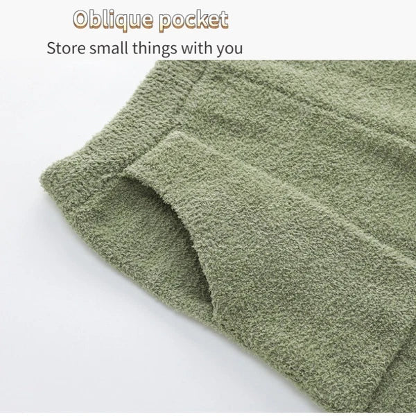 Men's Women Sleepwear Couples Sport Outdoor Warm Winter Comfortable Pajamas Set