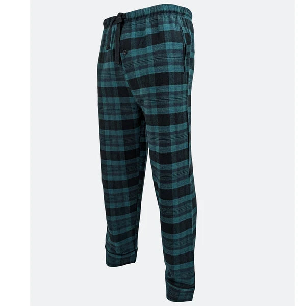 Mens Pyjamas Flannel/Brush Cotton Warm PJ Pyjama Set PJS Sizes S-4XL Nightwear