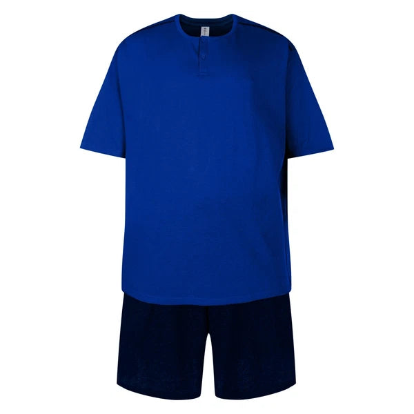 Mens Plus Size Short Pyjama Sets 3XL 4XL 5XL 6XL Sleep Lounge Wear PJ Set New