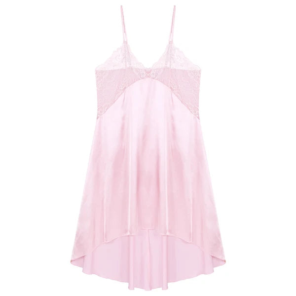 Mens Sissy Nightdress Pajamas Crossdress Nightwear Lingerie Set Sleepwear