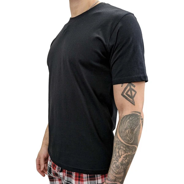 Pyjama SET Mens Cotton Top & Pant Lounge Pockets Sleep 2 Piece PJS Summer M/4XL