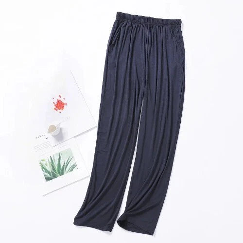 Modal Pajama Pants Thin Men's  Summer Homewear Long Trousers Men's Home Pants