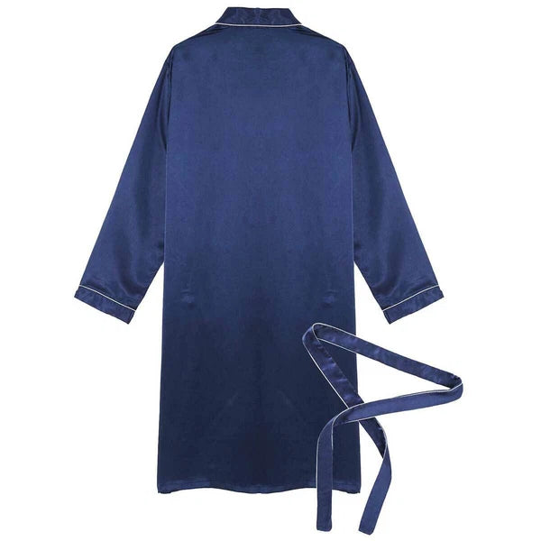 Men's Pajamas Set Soft Satin Homewear Ice Silk Bathrobes Sleepwear Nightwear