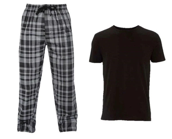 Mens Short Sleeve Pyjama Set Pj T-Shirt Pyjamas Loungewear Nightwear Sleepwear
