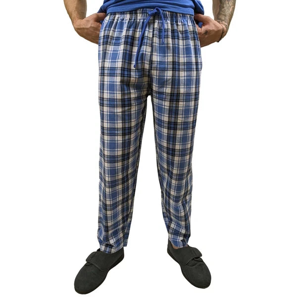 Pyjama SET Mens Cotton Top & Pant Lounge Pockets Sleep 2 Piece PJS Summer M/4XL