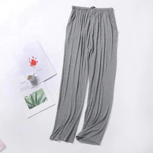 Modal Pajama Pants Thin Men's  Summer Homewear Long Trousers Men's Home Pants