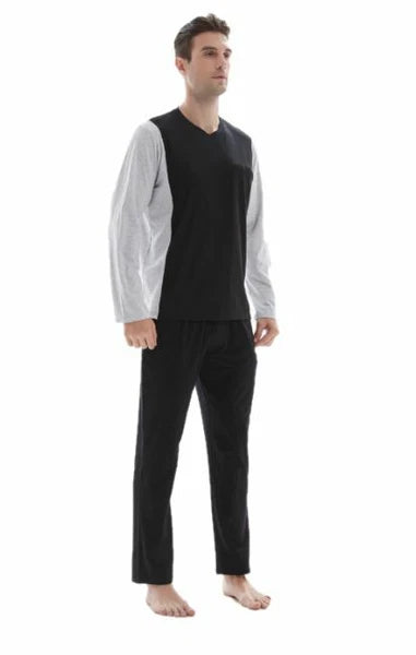 Van Dave NY Men's Pajama and Boy’s PAJAMA SET Long Sleeve Shirt Sizes 14-XL