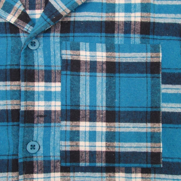 Mens Pyjamas Flannel/Brush Cotton Warm PJ Pyjama Set PJS Sizes S-4XL Nightwear