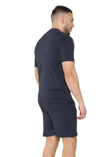 Mens Pyjamas Shorts Set Short Sleeve Nightwear Pjs Loungewear Cotton Size S-XL