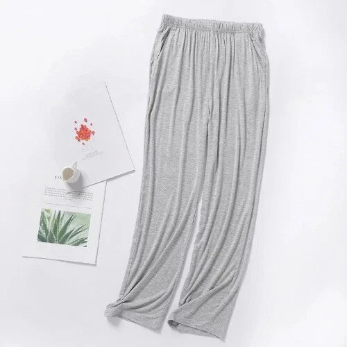 Modal Pajama Pants Thin Men's  Summer Homewear Long Trousers Men's Home Pants