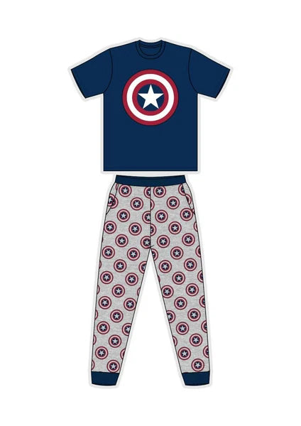 Mens Character Pyjamas Lounge Pants Batman Star Wars Animal Pjs Size S M L XL