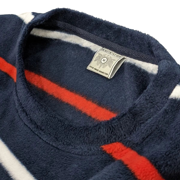 Mens Fleece Warm Soft Pyjamas Striped PJ Set Nightwear Nightsuit Pyjama S-4XL
