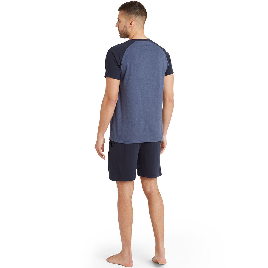 Snuggaroo Mens Short Sleeve Pyjama Set PJs Loungewear T Shirt Shorts